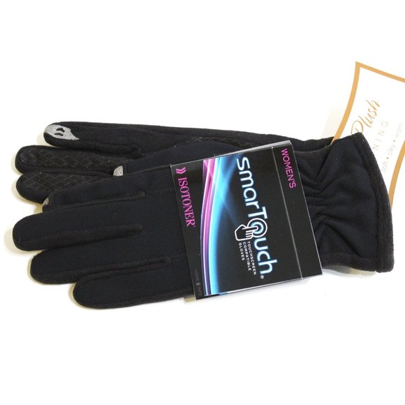 Isotoner Women's Winter Gloves Size XL Black - Picture 1 of 2